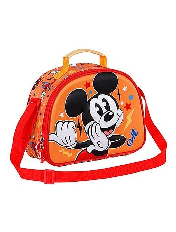 Sac Repas 3D - Disney Mickey Mouse Whisper - Orange - Taille Unique