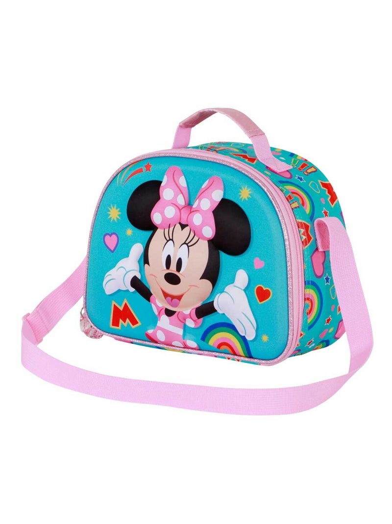 Sac Repas 3D - Disney Minnie Mouse Greet - Turquoise - Taille Unique Bleu turquoise - Kiabi