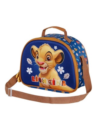 Sac Repas 3D - Disney Roi Lion Little Face - Bleu - Taille Unique