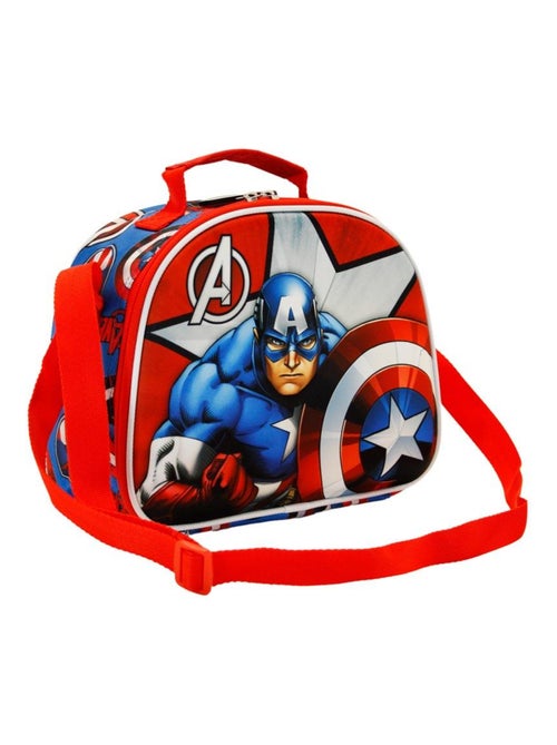 Sac Repas 3D - Marvel Captain America Gravity - Rouge - Taille Unique - Kiabi