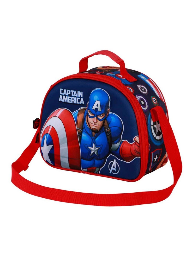 Sac Repas 3D - Marvel Captain America Patriot - Multicolore - Taille Unique Multicolore - Kiabi