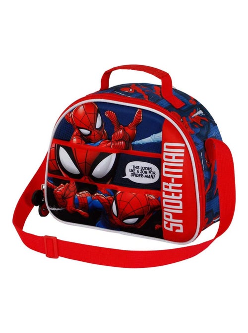 Sac Repas 3D - Marvel Spiderman Stronger - Rouge - Taille Unique - Kiabi