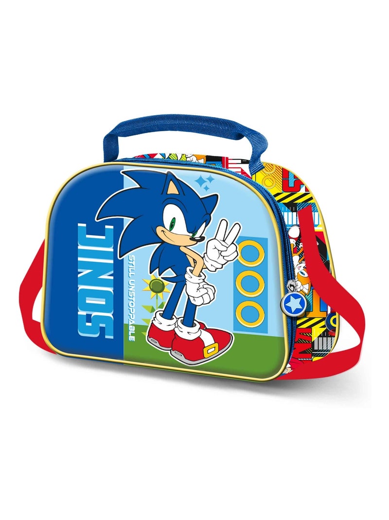 Sac Repas 3D - Sonic Unstoppable Bleu - Kiabi
