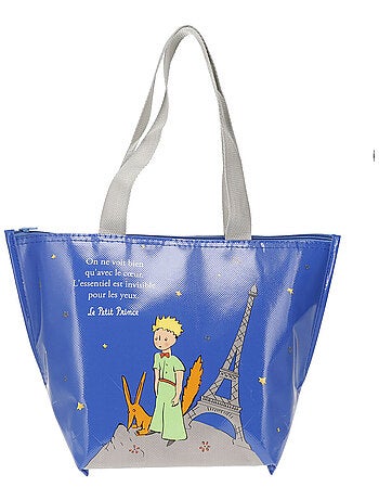 Sac repas isotherme bleu petit prince de St Exupéry