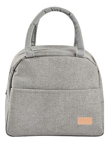 Sac repas isotherme gris chiné