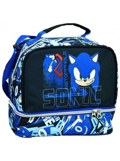 Sac repas isotherme Sonic en tissu motif hérisson - Kiabi