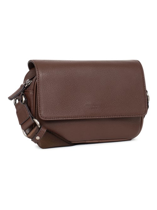 Sac reporter  Cuir CONFORT - Kiabi