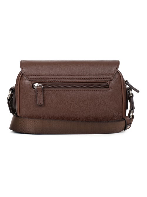 Sac reporter  Cuir CONFORT - Kiabi
