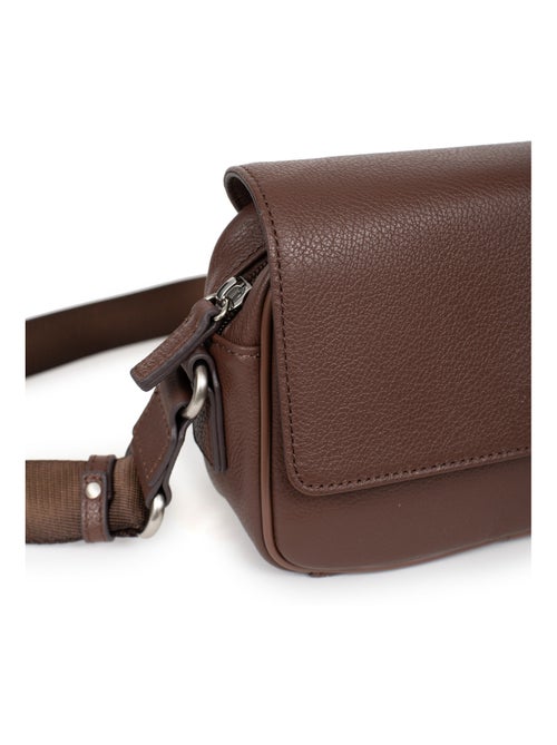 Sac reporter  Cuir CONFORT - Kiabi
