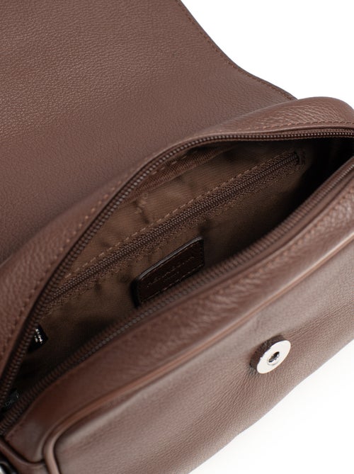 Sac reporter  Cuir CONFORT - Kiabi