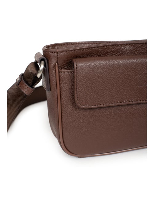 Sac reporter  Cuir CONFORT - Kiabi