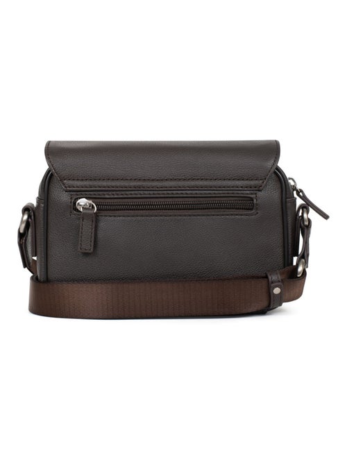 Sac reporter  Cuir CONFORT - Kiabi