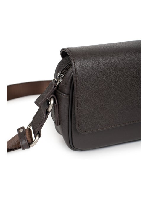Sac reporter  Cuir CONFORT - Kiabi