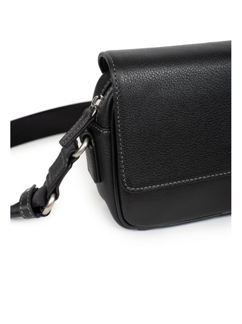 Sac reporter  Cuir CONFORT - Kiabi