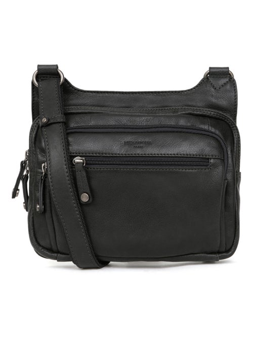 Sac reporter  cuir instinct hexagona - Kiabi