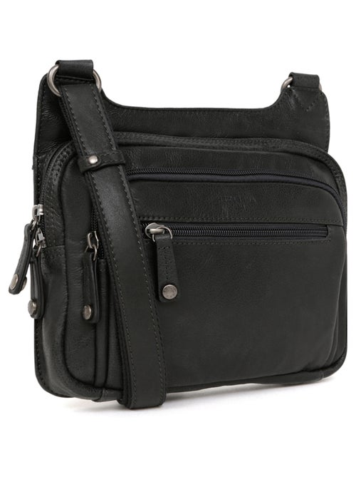 Sac reporter  cuir instinct hexagona - Kiabi