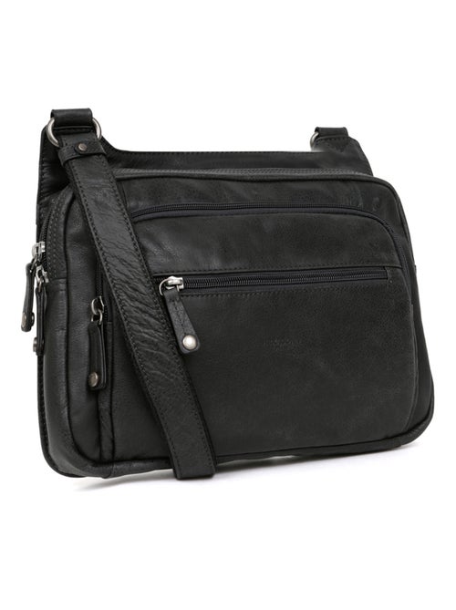 Sac reporter  Cuir INSTINCT - Kiabi