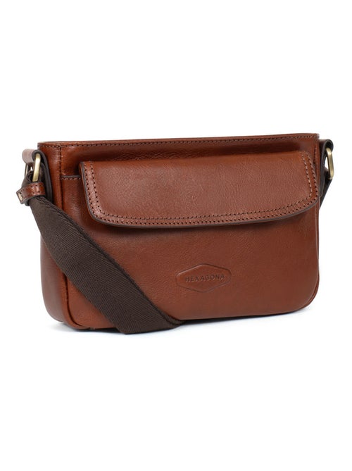 Sac reporter  Cuir STUART - Kiabi