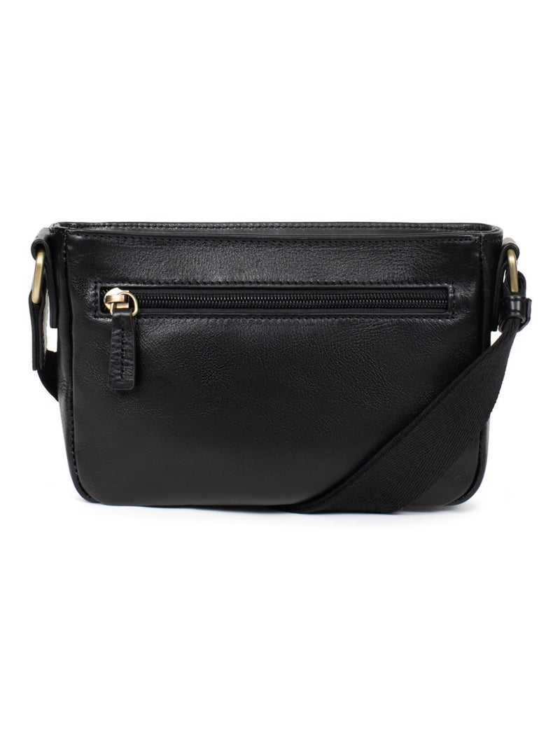 Sac reporter  Cuir STUART Noir - Kiabi