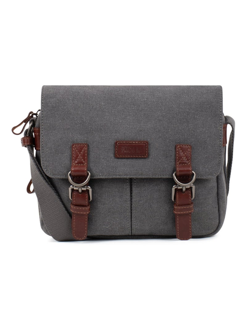 Sac reporter tablette Léo Gris foncé - Kiabi