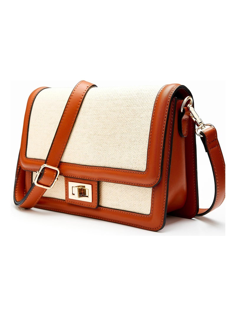 Sac rétro bandoulière - Damart Ivoire - Kiabi