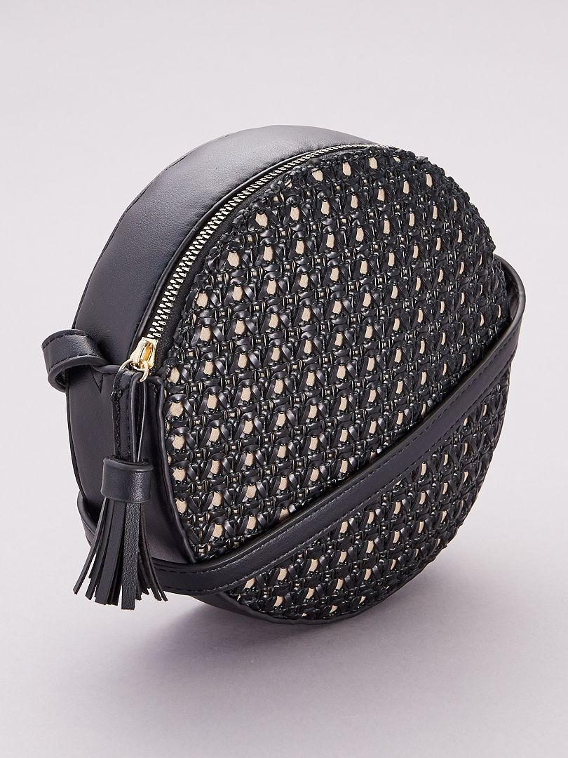 Sac rond bandouli?�re - noir - Kiabi - 12.00�?�