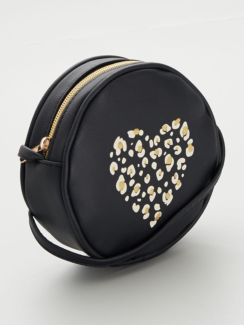 Sac rond bandouli?�re - noir - Kiabi - 8.00�?�