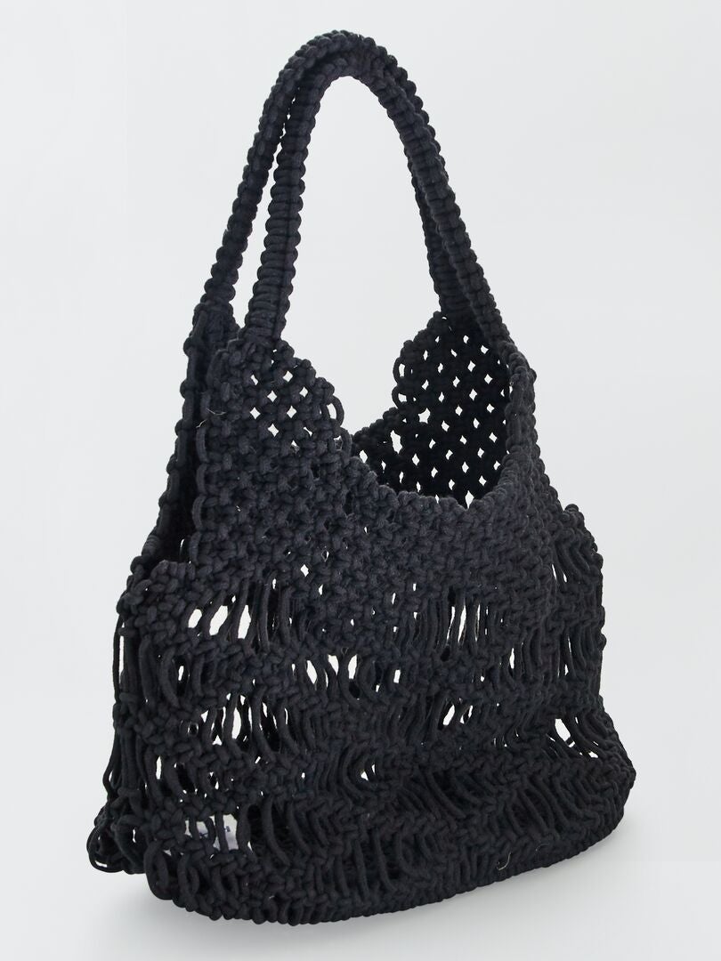 Noir Crochet Poussette De Bébé Accessoire, Mode en ligne