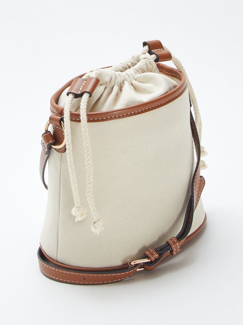 Sac seau avec anse ajustable BEIGE - Kiabi