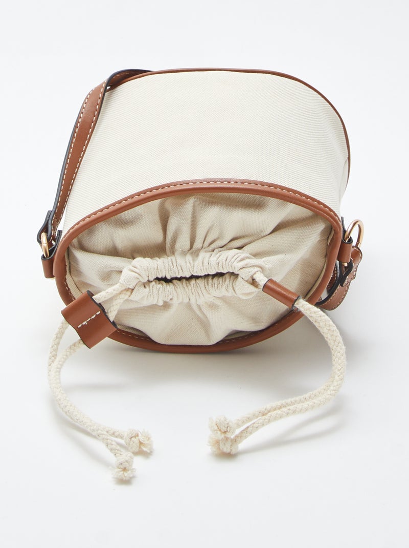 Sac seau avec anse ajustable BEIGE - Kiabi