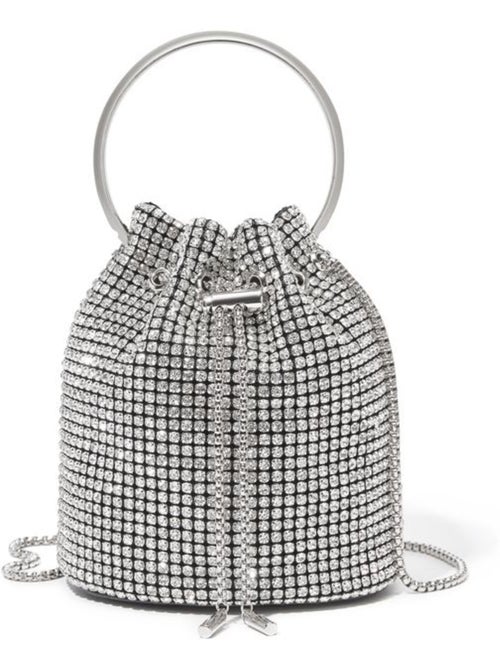 Sac seau de soirée perles et strass bandoulière chaîne - miss lulu - Kiabi Sac seau de soirée perles et strass bandoulière chaîne - miss lulu - Kiabi