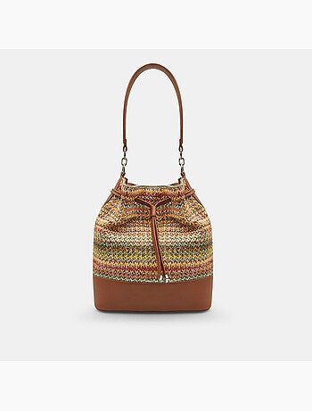 Sac seau en rafia