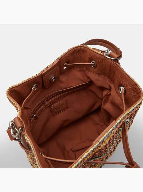 Sac seau en rafia - Kiabi