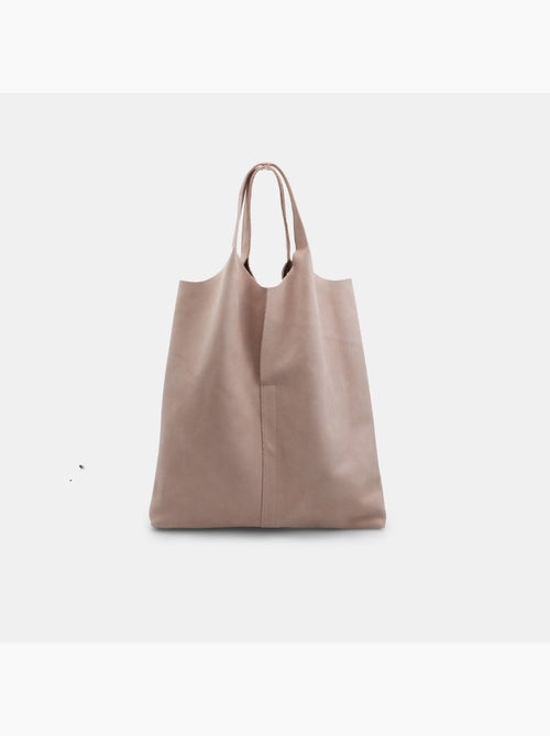 Sac shopper en cuir Bata - Kiabi
