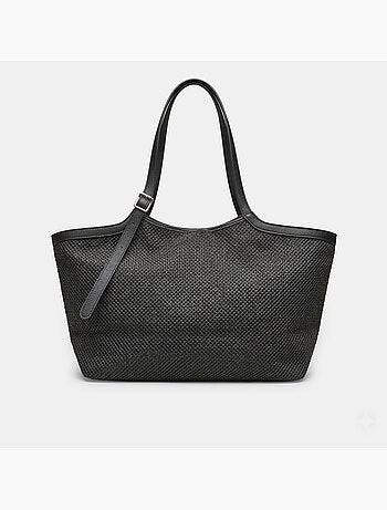Sac shopper en raphia Bata