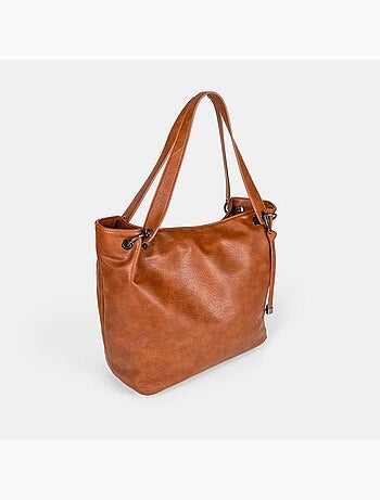 Sac shopper modèle hobo en simili cuir