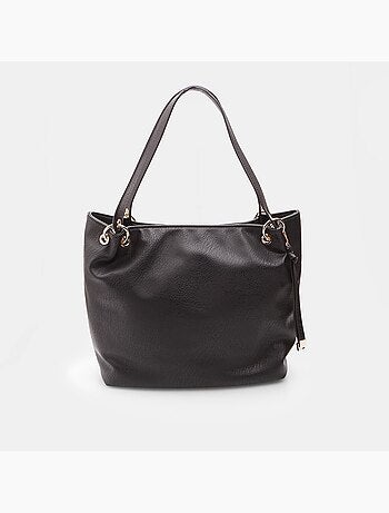 Sac shopper modèle hobo en simili cuir