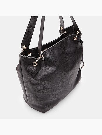 Sac shopper modèle hobo en simili cuir
