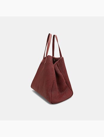 Sac shopping avec texture Bata