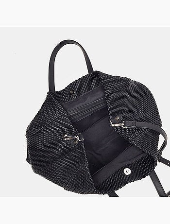 Sac shopping avec texture Bata