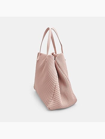 Sac shopping avec texture Bata
