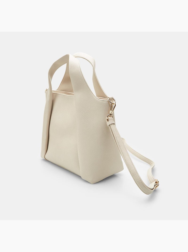 Sac shopping Bata Blanc - Kiabi