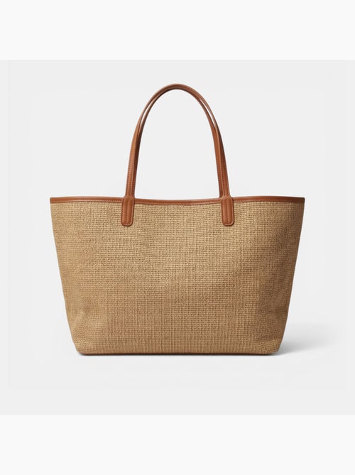Sac shopping en raphia Bata - Kiabi