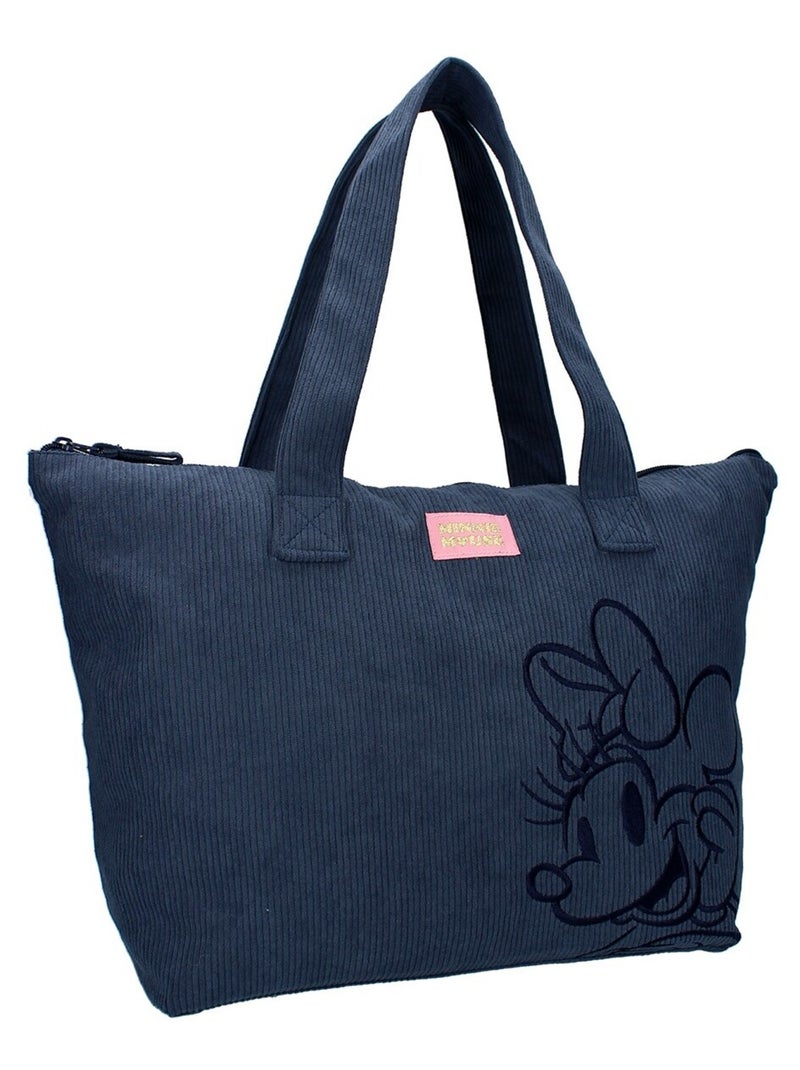 Sac shopping MINNIE MOUSE Bleu marine - Kiabi