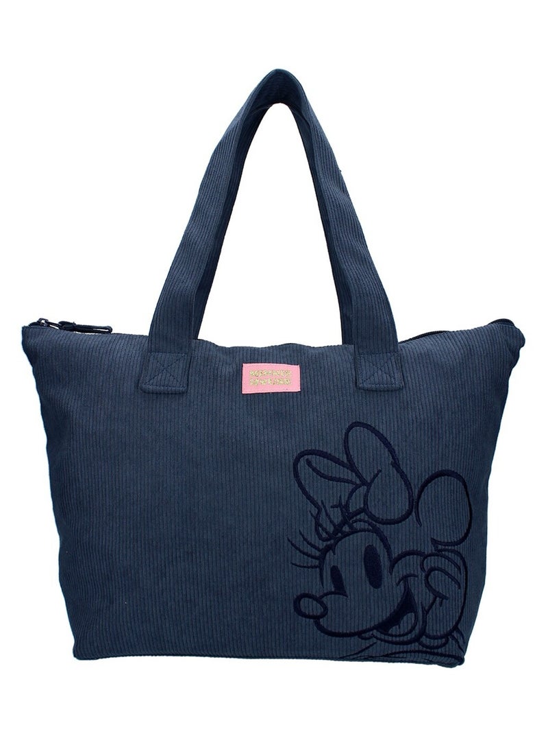 Sac shopping MINNIE MOUSE Bleu marine - Kiabi