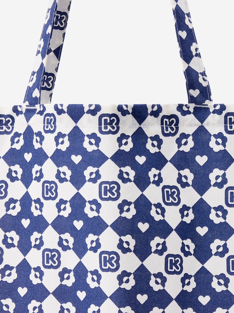 Sac shopping type tote-bag format XXL - Kiabi Bleu - Kiabi