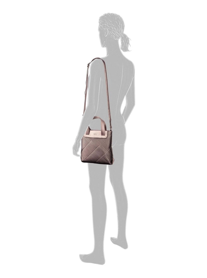 Sac shopping zippé Finley Argent - Kiabi