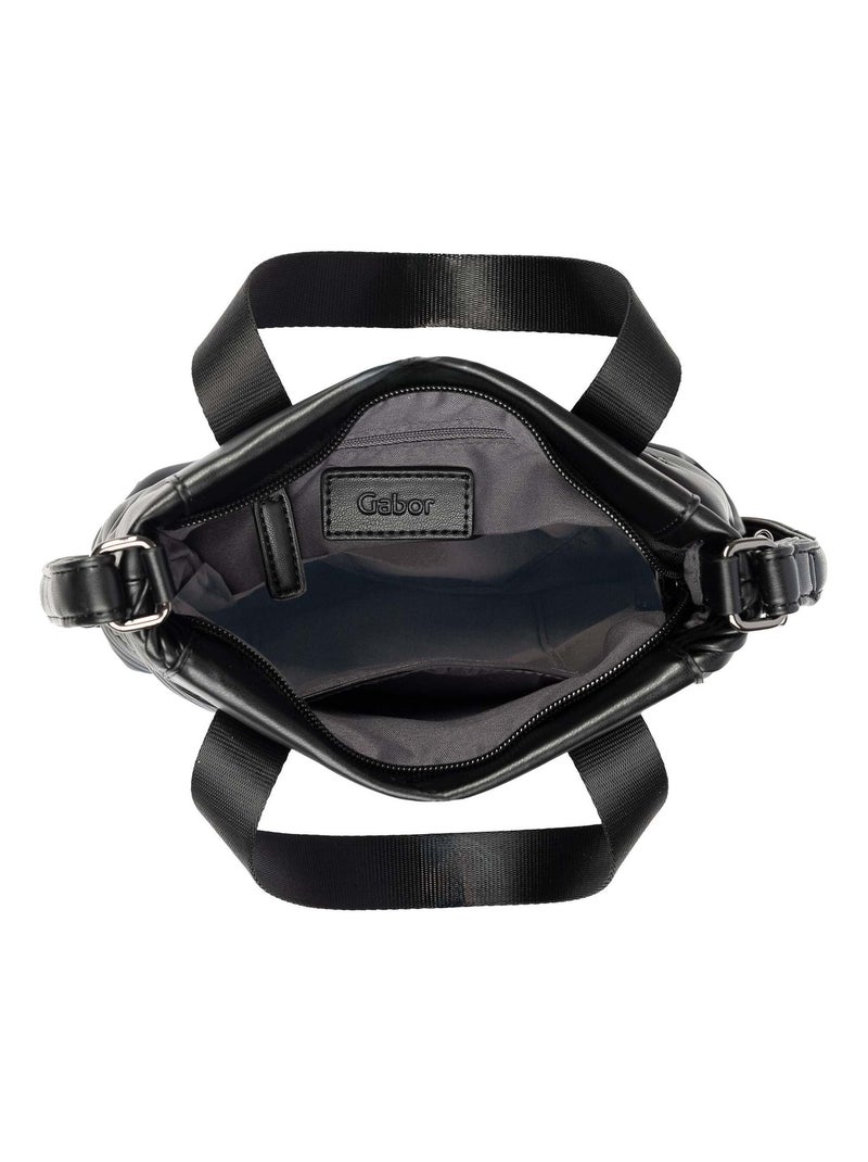 Sac shopping zippé Finley Noir - Kiabi