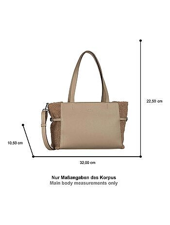 Sac shopping zippé Noelle