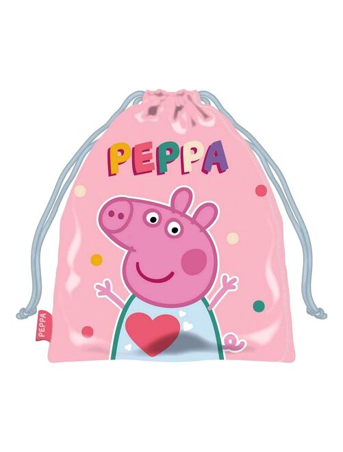 Sac Souple Peppa Pig Disney Gym Piscine Tissu Rose - Kiabi